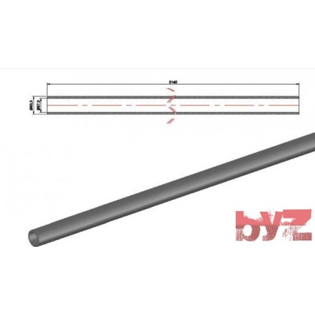 COOLING PIPE SOFF. R.R. 60,3*1,5*3140 AISI 310S WITHOUT HOLE Paslanmaz Soğutma Borusu