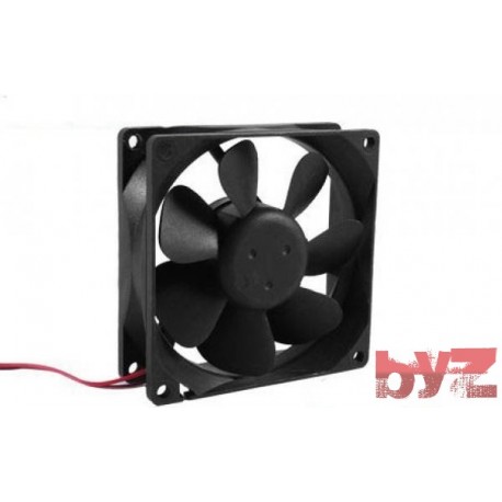 COOLING FAN 80X80X25MM 12VDC 2 WIRE
