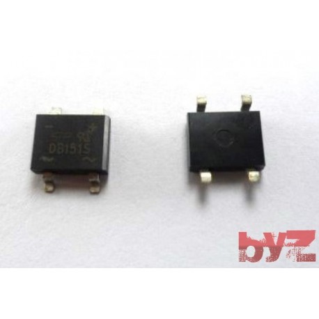 DB151S - Diode Bridge Recti. GP DB-1 1,5A 1000V SMD 4 DB151 kopru diyot