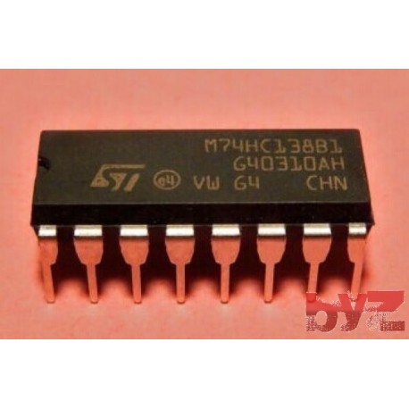 M74HC138B1R - Decoder/Demultiplexer DIP 16 M74HC138 74HC138 CD74HC138 SN74HC138 74LS138