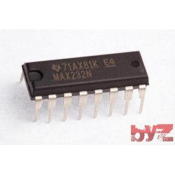 MAX232N - Dual Transmitter/Receiver RS-232 DIP 16 MAX232 MAX232CP