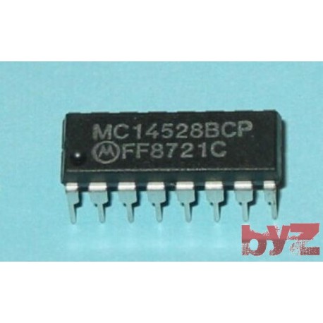 MC14528BCP - CD4528BCN - CD4528BE Monostable Multivibrator DIP 16 MC14528B 14528B MC14528 CD4528B CD4528 HEF4528