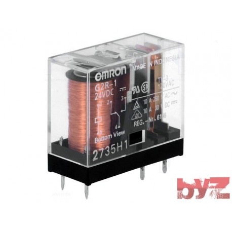 G2R-1-24VDC - Omron Relay G2R 1 DC24 Role