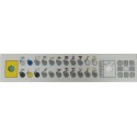 SMC08511548-N - LOWER UNIVERSAL KEYPAD LEXAN WHITE