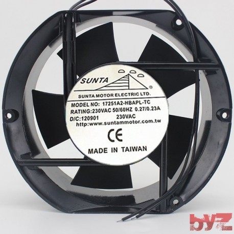 17251A2-HBAPL-TC - SUNTA Cooling fan 220VAC 0.27/0.23A