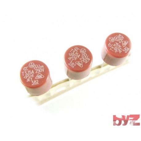 T3A-250V - Silindirik Sigorta 3A T2A 250V