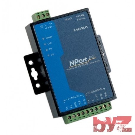 MOXA NPORT 5230 ETHERNET DONUSTURUCU Adaptörlü