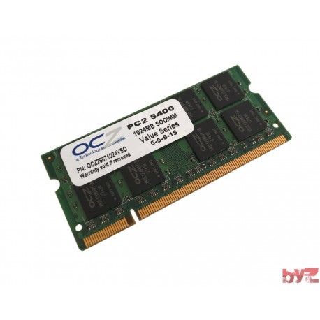 OCZ26671024VS0 - OCZ 1GB PC2-5400 Memory Hafıza