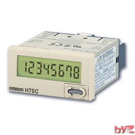 H7EC-N - OMRON LCD TOTALIZING COUNTER, 8 DIGITS