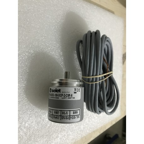 SI1-40-BS-100-OCP-2-C5R6 - SELET Incremental Encoder 100 /PPR