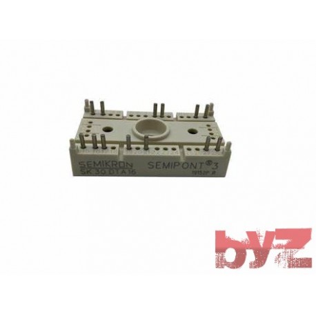 SK30DTA16 - Bridge Rectifier, Three Phase, 1.6 kV, 37 A, Module, 1.25 V